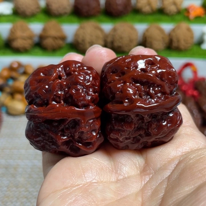 文玩核桃把件36蛤蟆