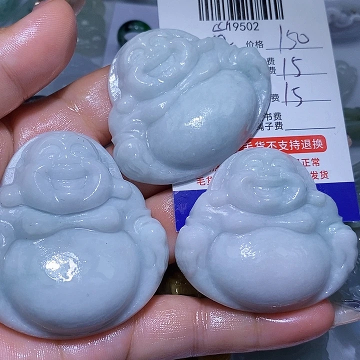嵐***定制翡翠未镶嵌天光墟翡翠市场现金代购