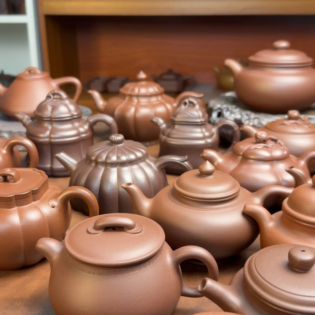 陶***舘茶壶紫砂半手工精品