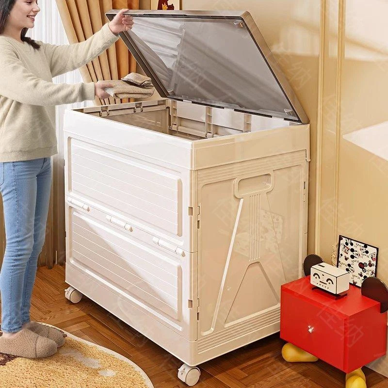 新疆西藏包邮翻盖收纳箱家用大容量衣物被子储物箱整理箱玩具娃娃