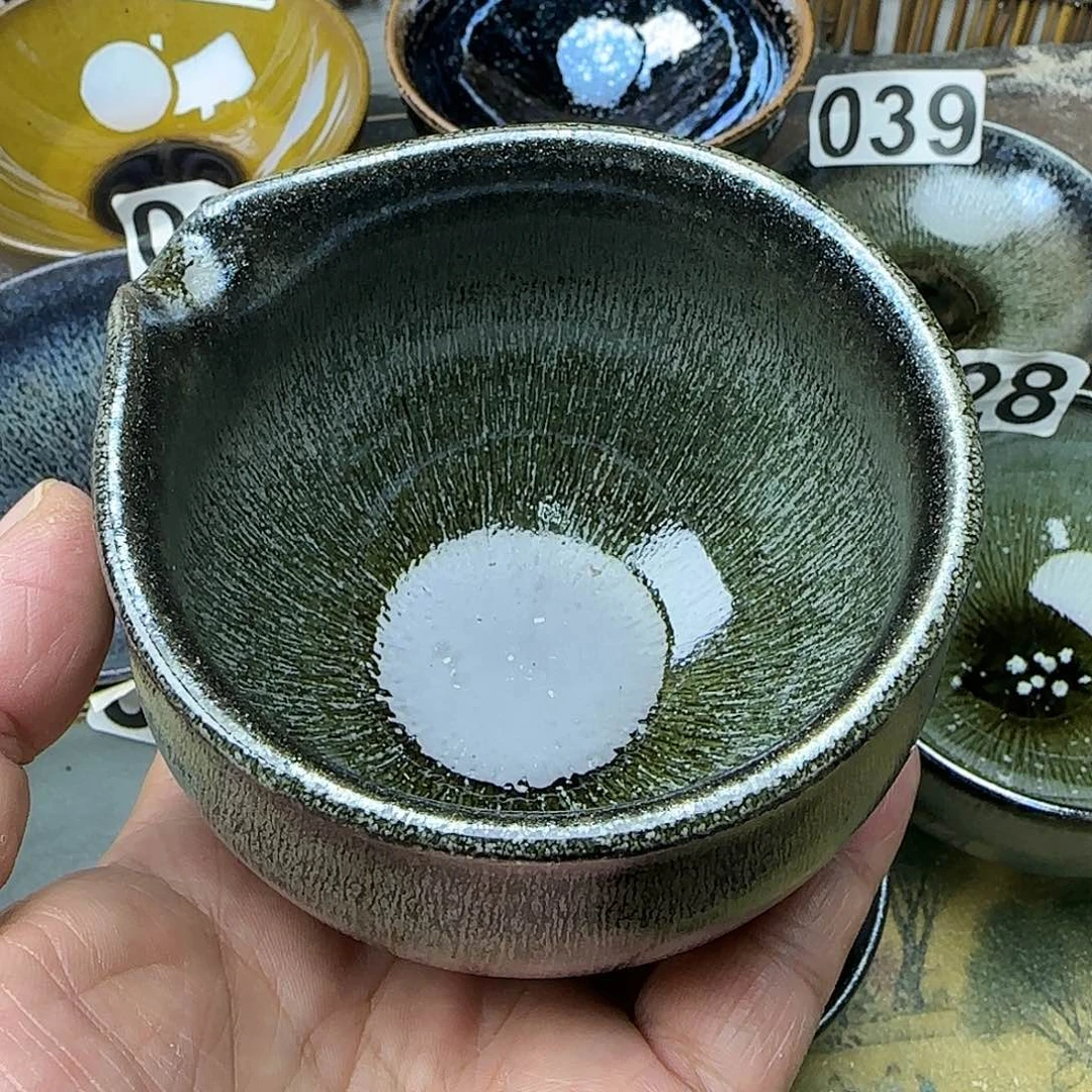 茶盏建盏杯主人杯龙窑柴烧