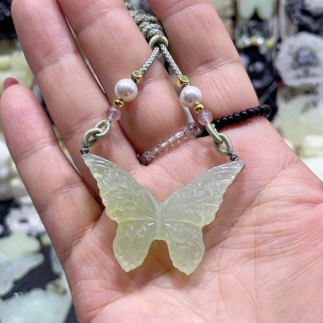【闪购商品】岫玉未镶嵌颈饰48吊坠