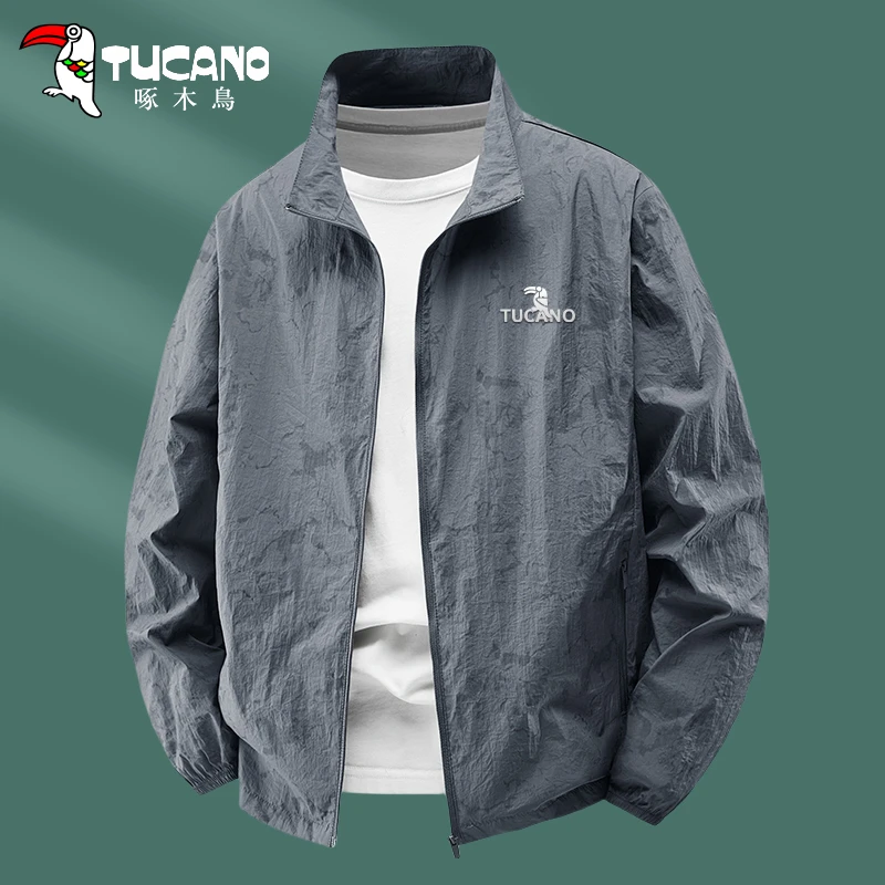 【官方】啄木鸟夏季轻薄防晒衣男超薄透气户外运动风衣防紫外线