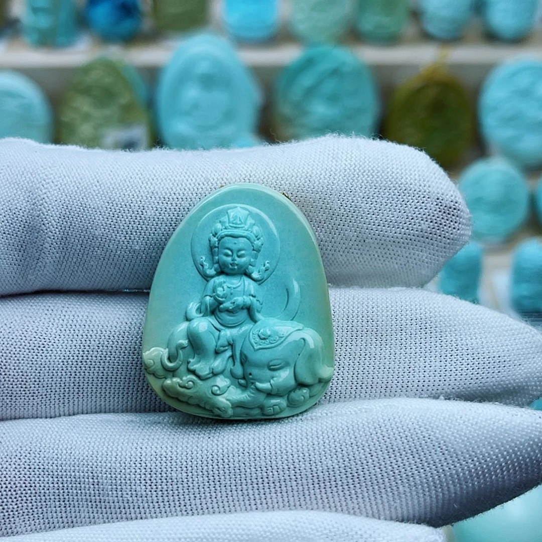 绿松石未镶嵌珠宝奇石