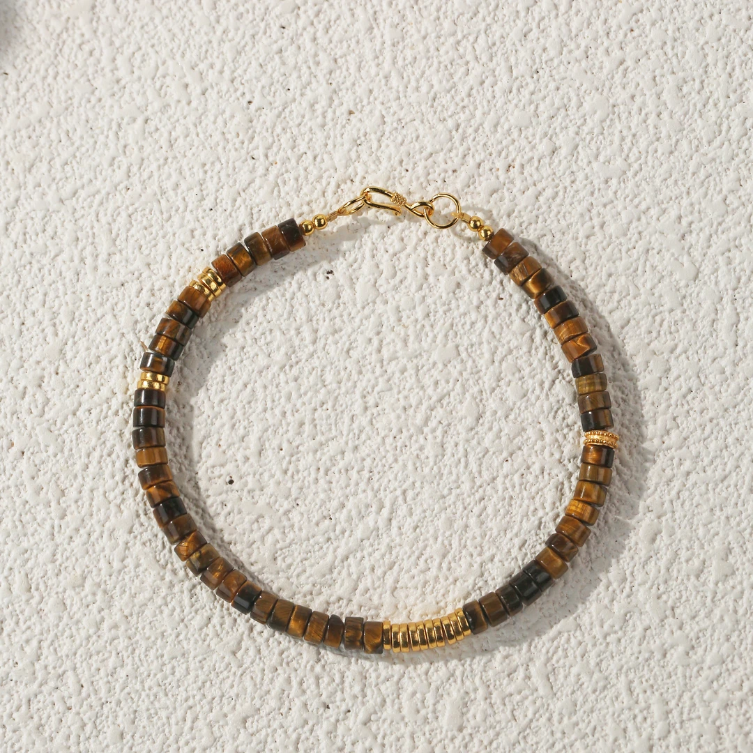 【脱颖而出】虎眼手链 （天然珠宝多样性发其一）