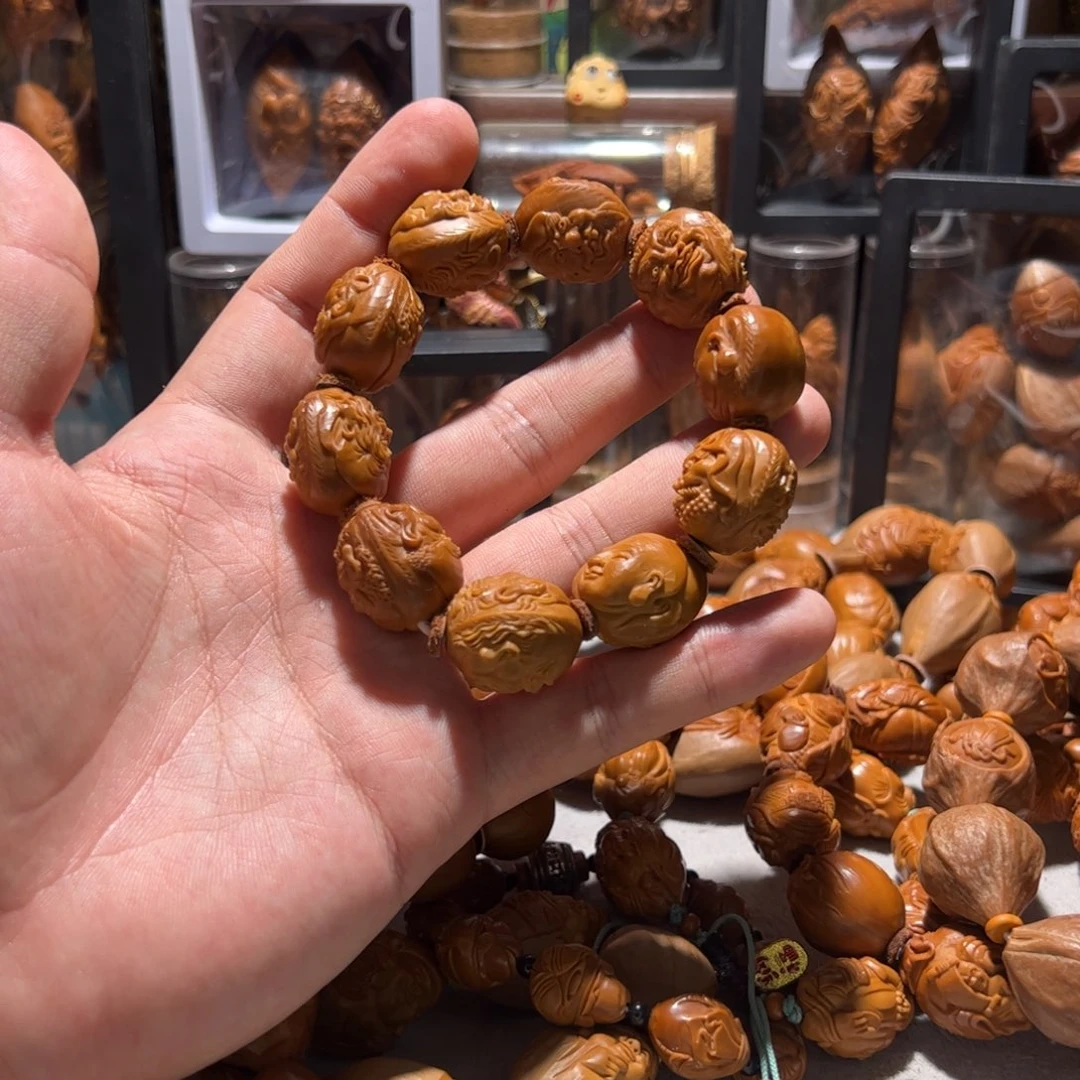 @***Z橄榄核手串/手链手工十八罗汉