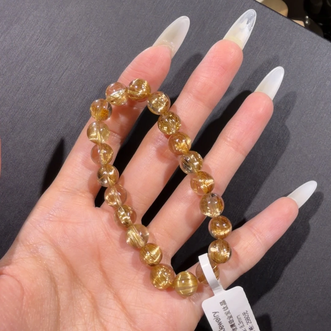 水晶未镶嵌手链钛晶8.3