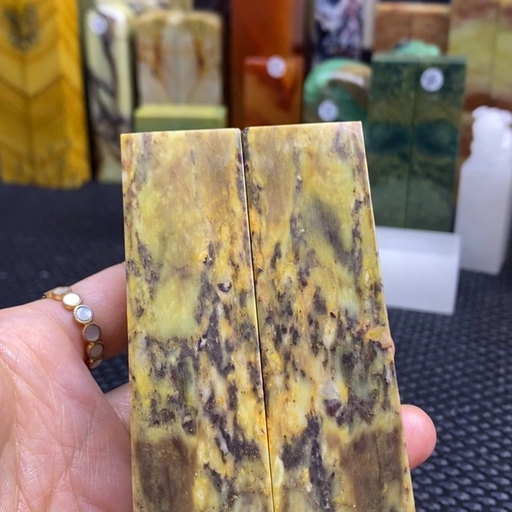 印度石红*青田石印章石