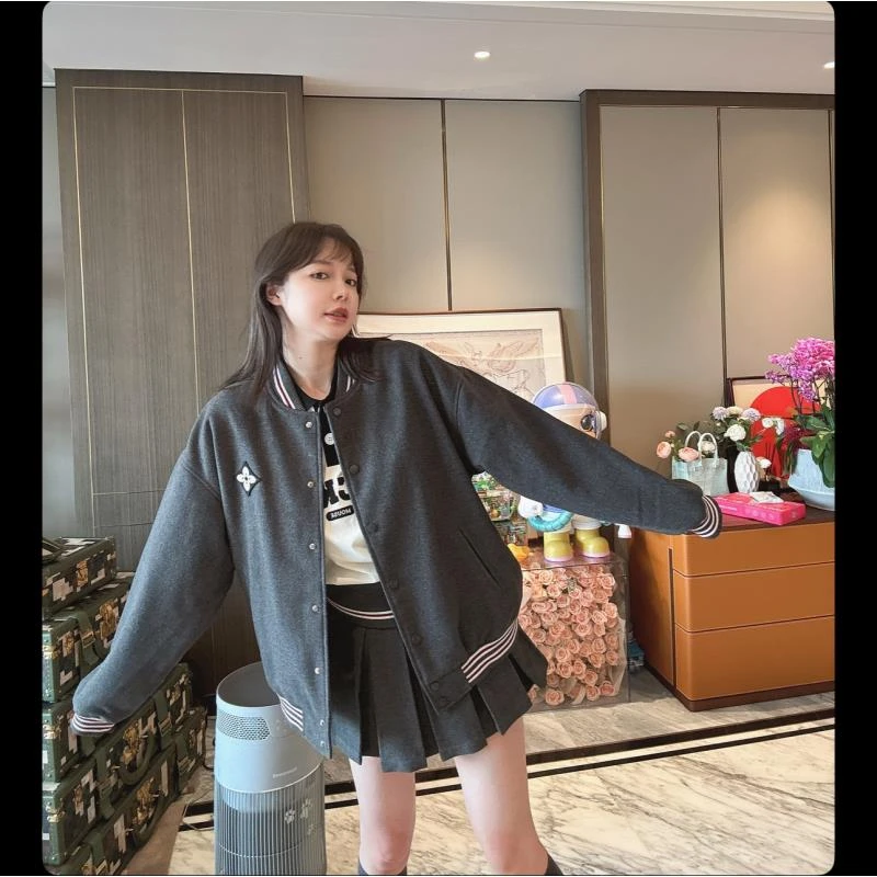 BETTER JOELY -【曼德学院】时尚外套宽松短款韩版百搭学院风Z0687