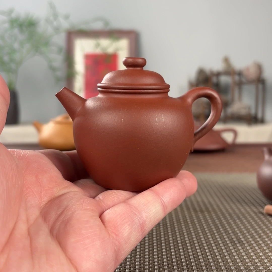 紫砂茶壶微瑕黄龙山原矿紫砂壶