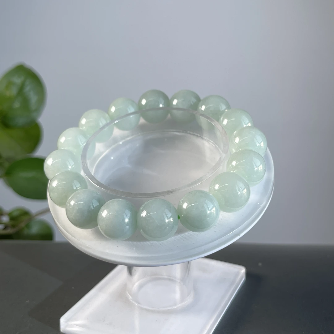 JTA29-30 天然缅甸A货翡翠 翡翠手串