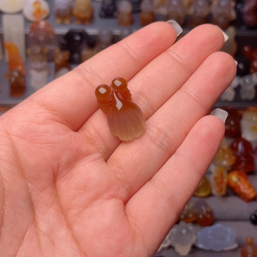 玛瑙/玉髓颈饰未镶嵌暖*