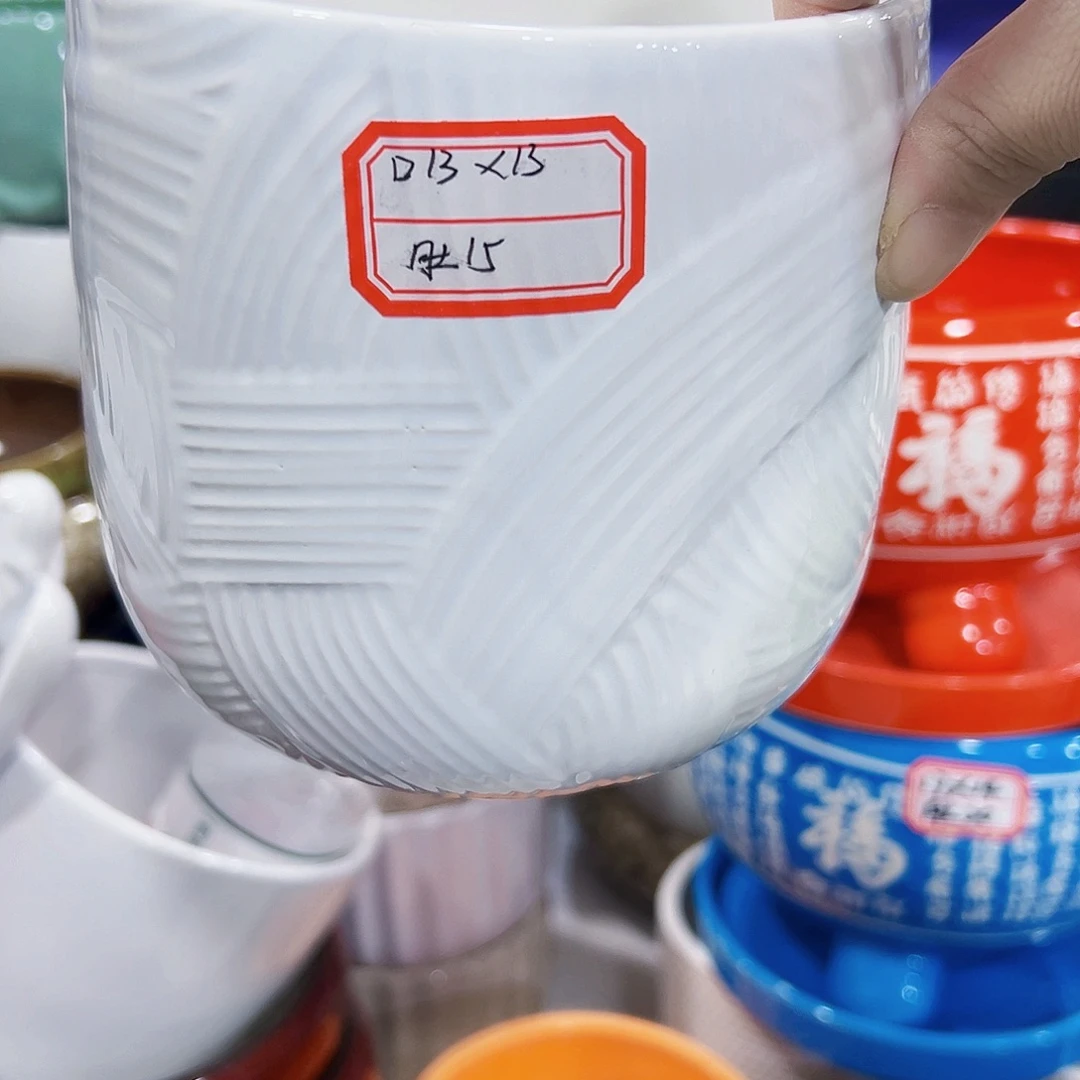 外贸尾单陶瓷花盆凑单10米包邮