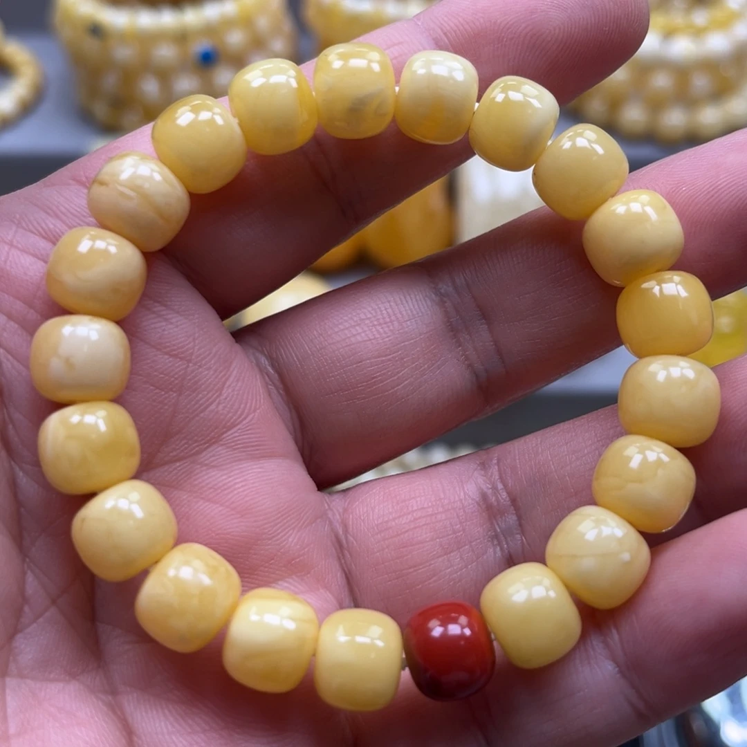 琥珀未镶嵌手链手串
