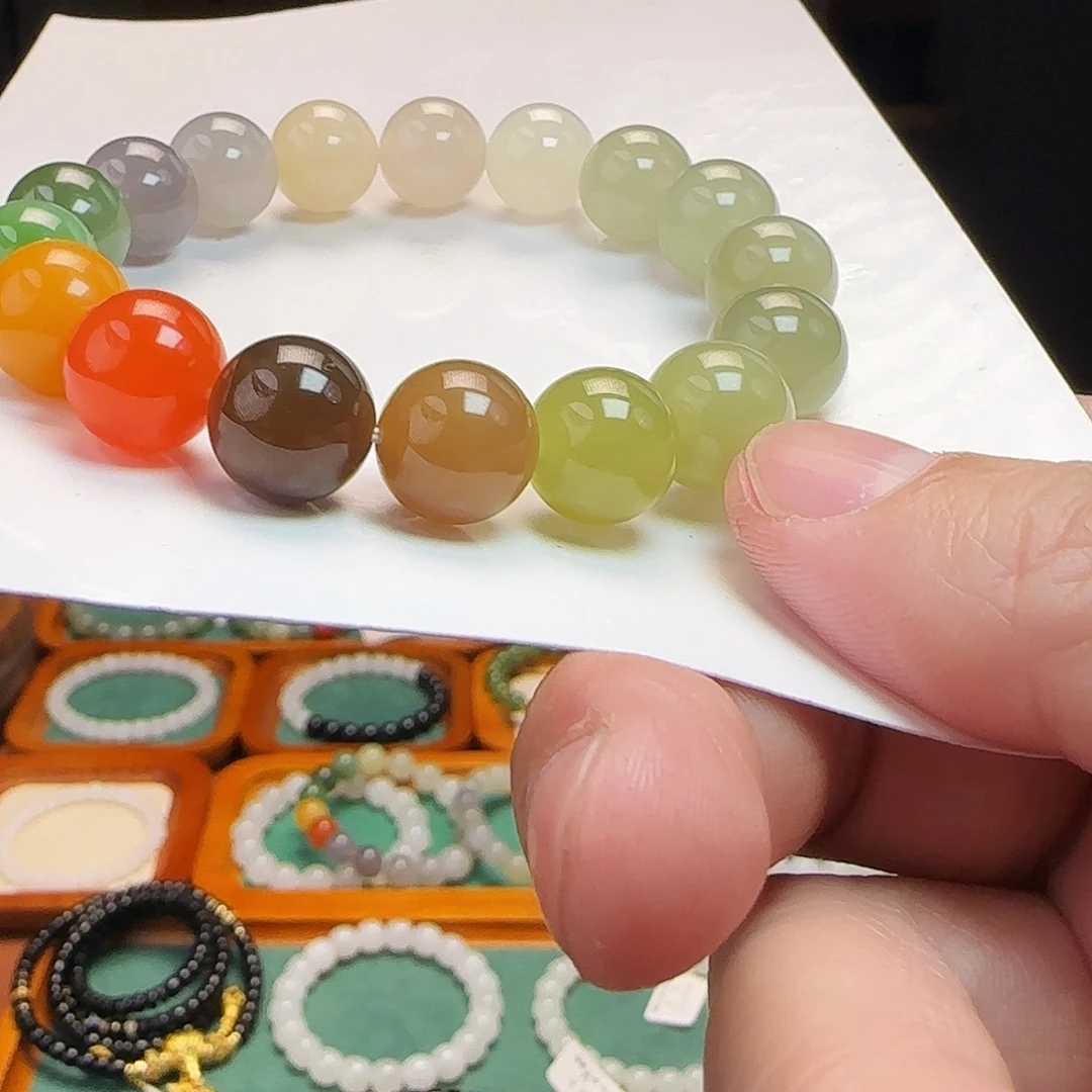 和田玉未镶嵌手链