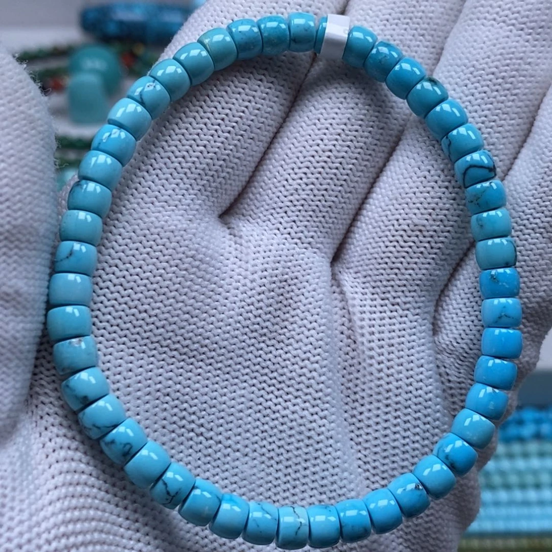 绿松石未镶嵌手串