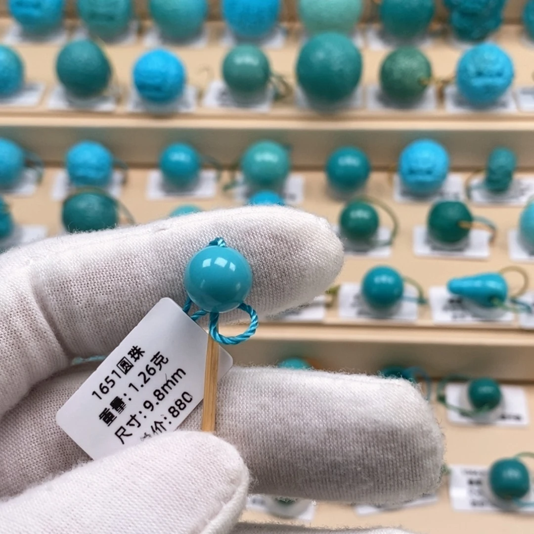 绿松石未镶嵌精品高瓷绿松石哦