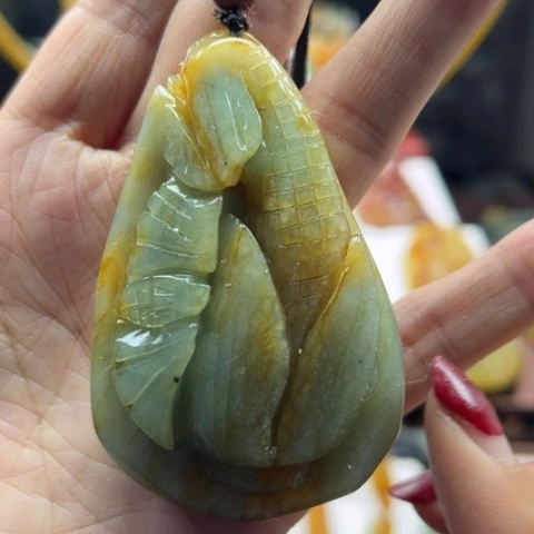 岫玉挂件未镶嵌挂件