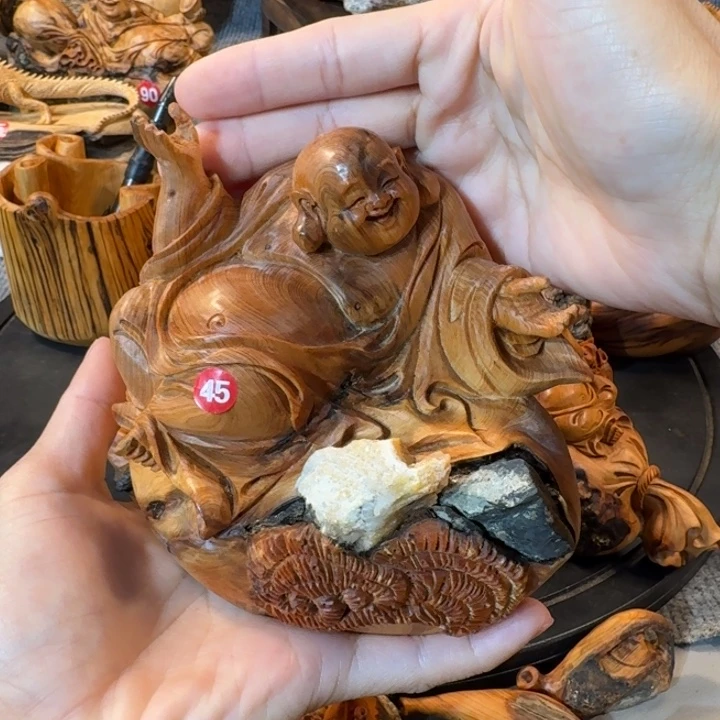 崖柏摆件手把件等