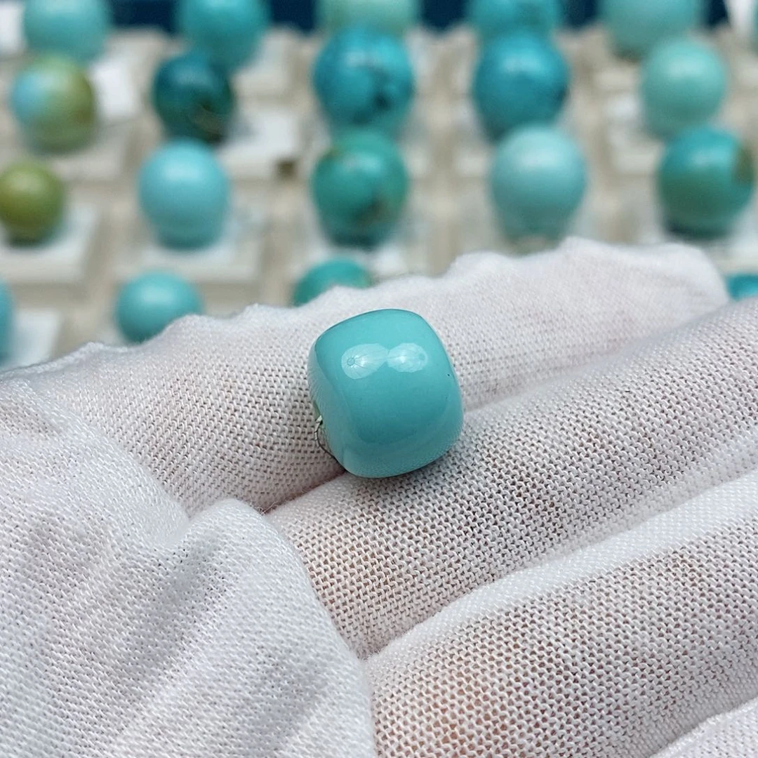 绿松石未镶嵌配饰大*车