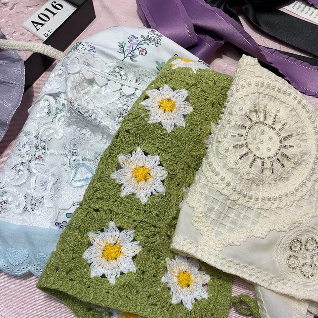 布艺铁合金 头巾3件套