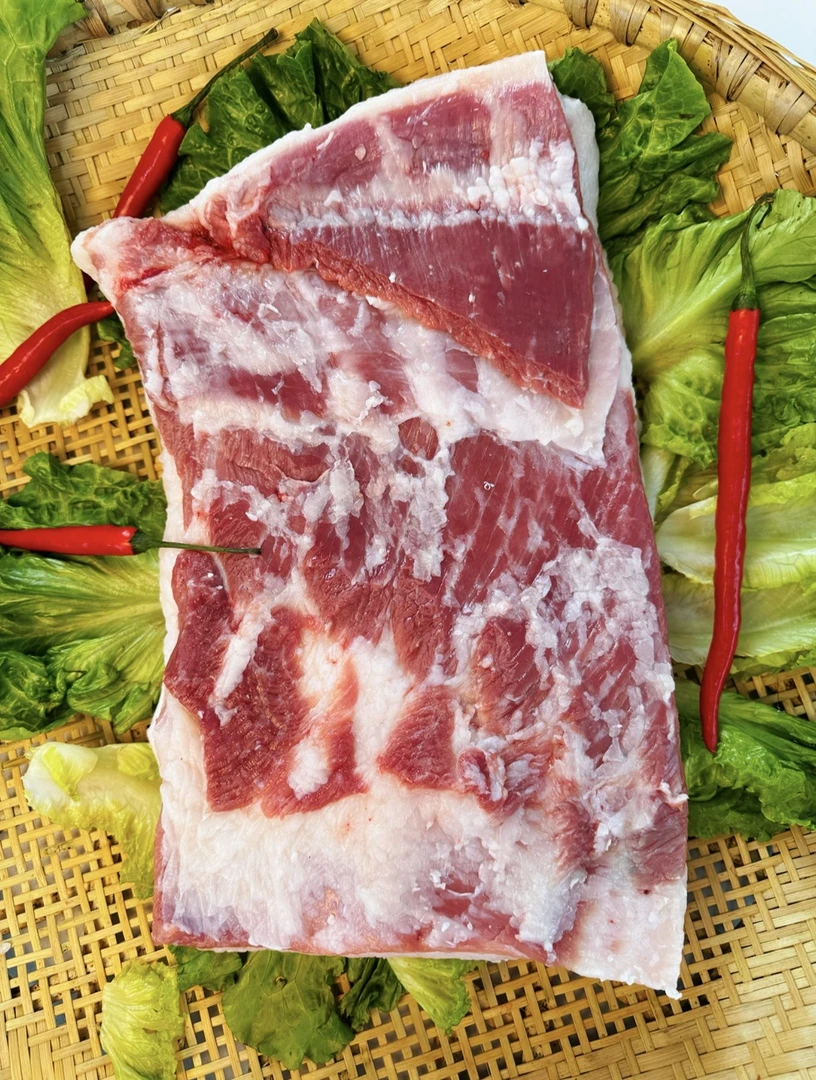 【小老弟专属】湖北恩施粮食熟食喂养硒都黑猪【五花肉】专拍链接