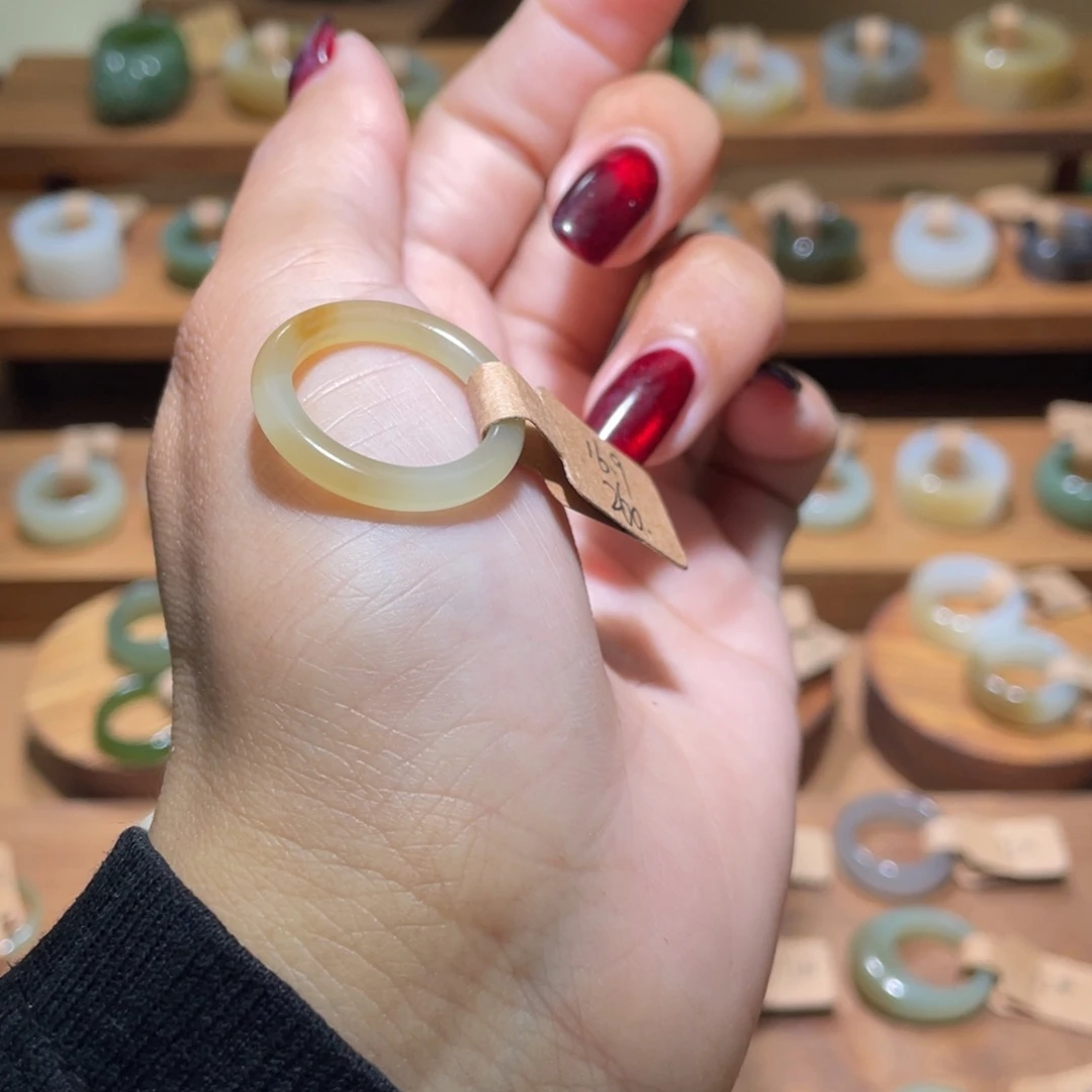 和田玉戒指未镶嵌16.9