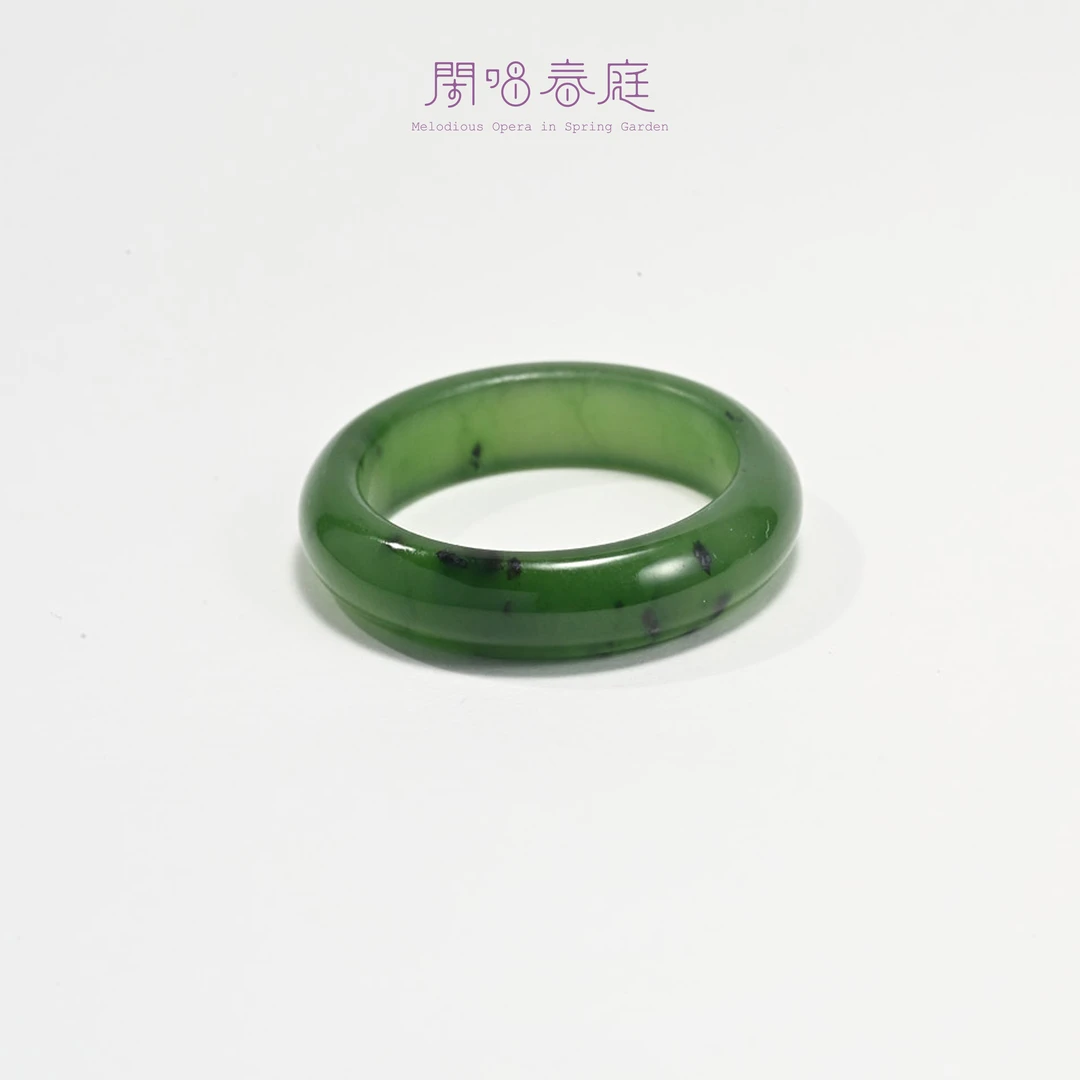 和田玉碧玉时尚戒圈