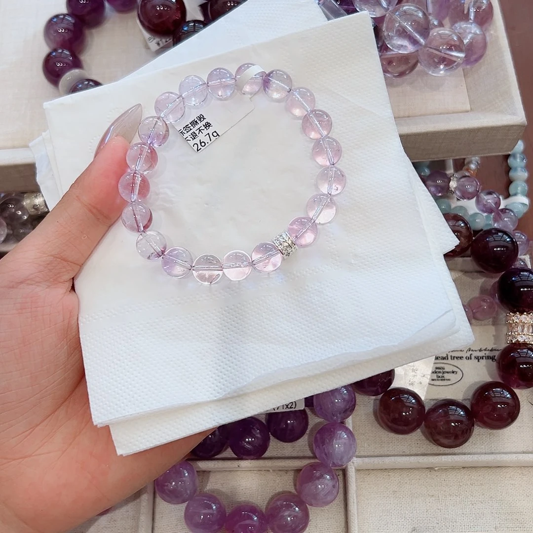 丸****水晶手链未镶嵌48小时鉴赏