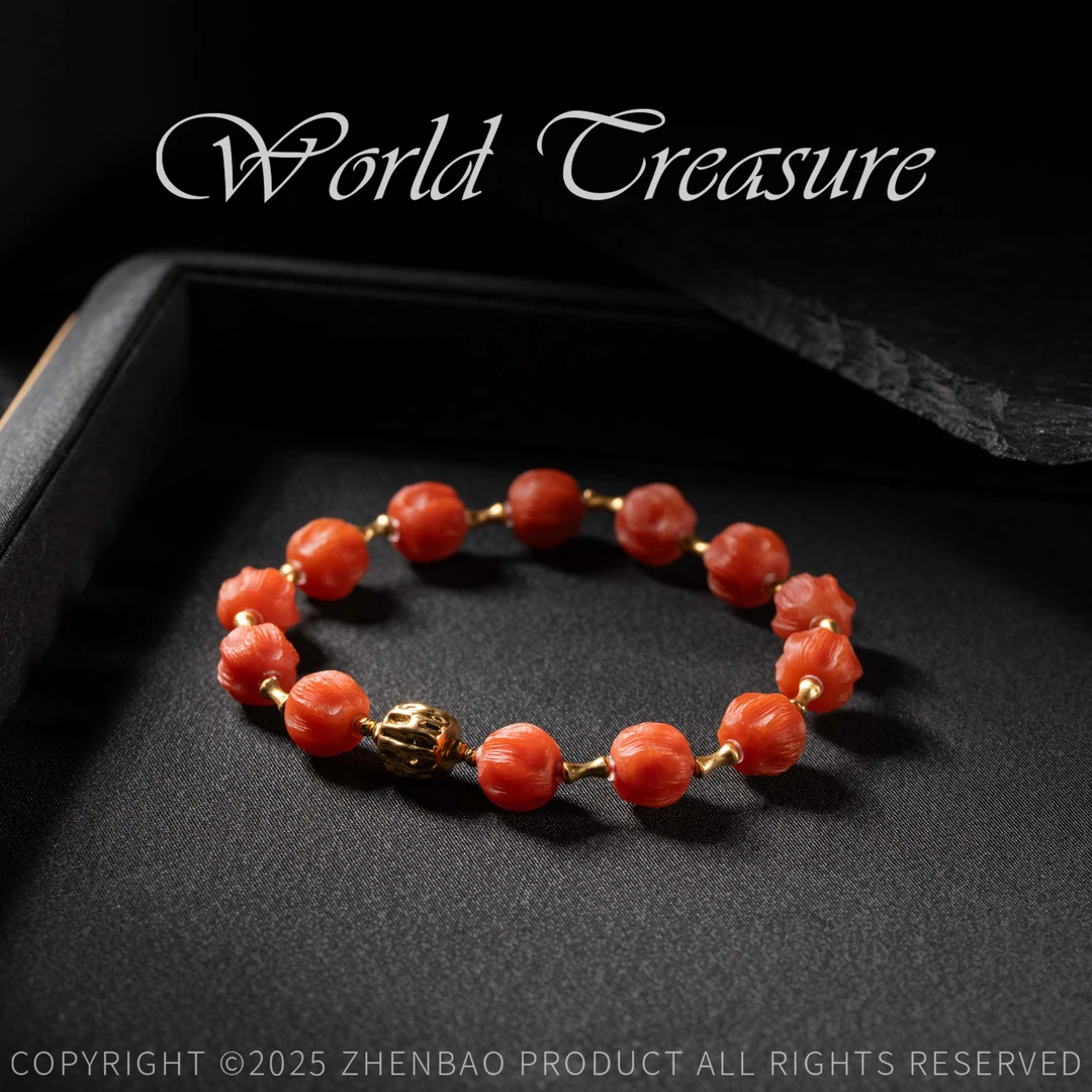 【世间臻宝】收藏级保山南红玛瑙DIY百香手串/JS613/16#/多样性发/3