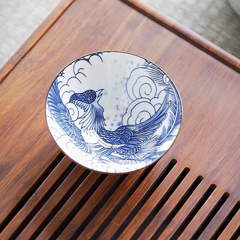 【李哥宠粉】青花瓷茶杯茶盏斗笠杯（花色随机）