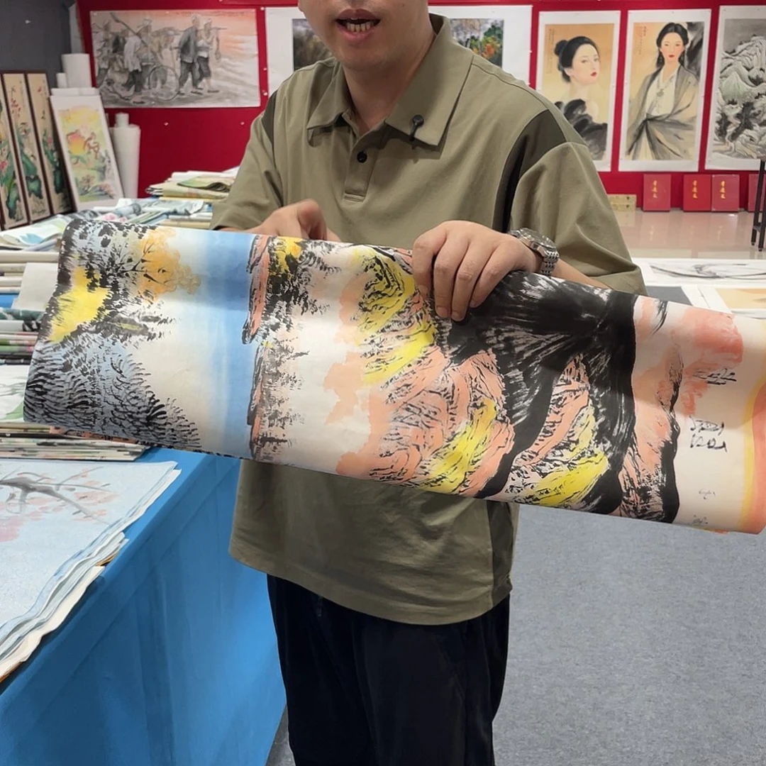 国画今天早上起来发现