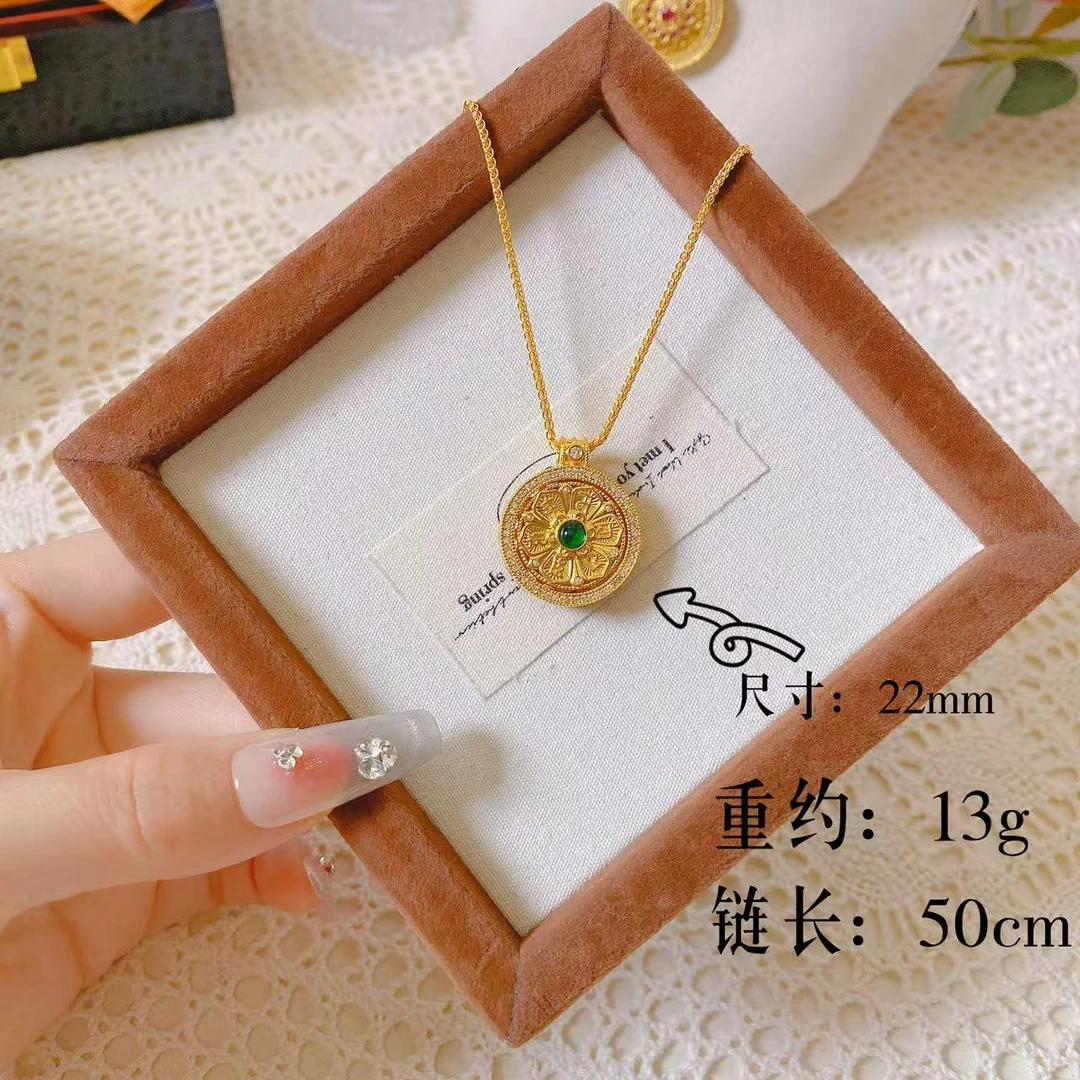 QIAMI AC 洽米高定【六字真言旋转八宝】新国潮时尚年轻百搭款