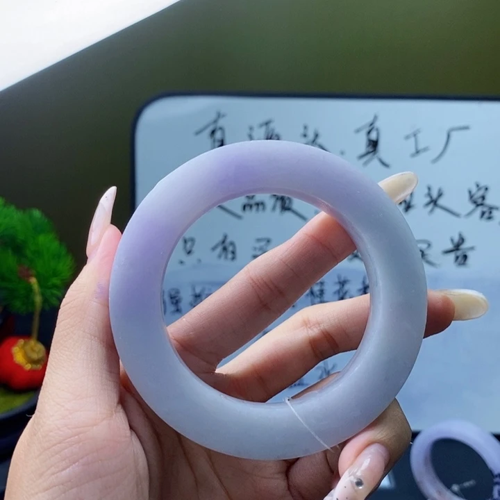 哇***1定制翡翠翡翠手镯未镶嵌