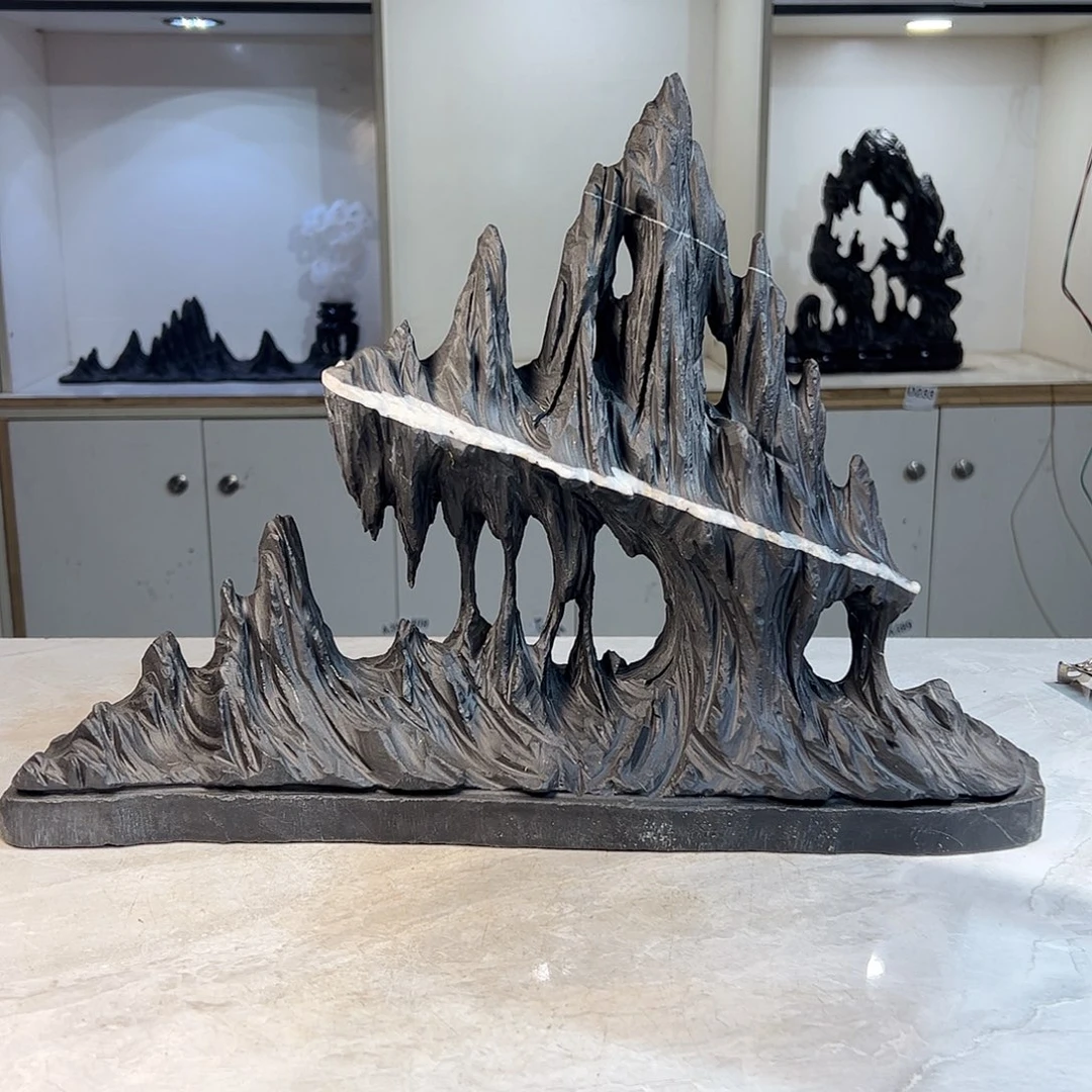 灵璧奇石博览会摆件康****室