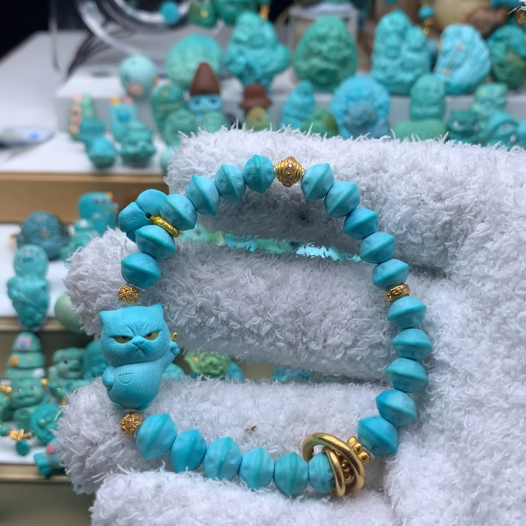 绿松石18K金镶嵌单品