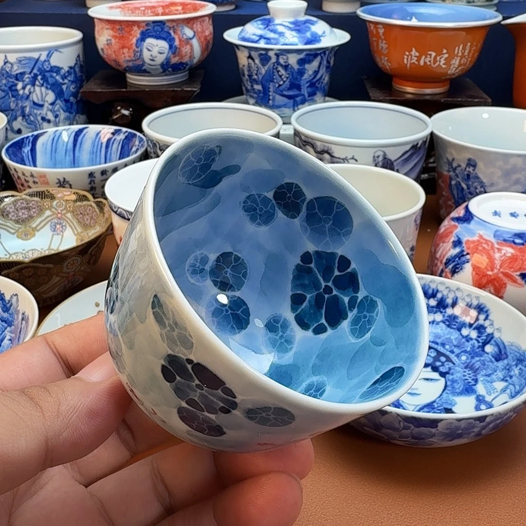 杯子景德镇全手工手绘陶瓷
