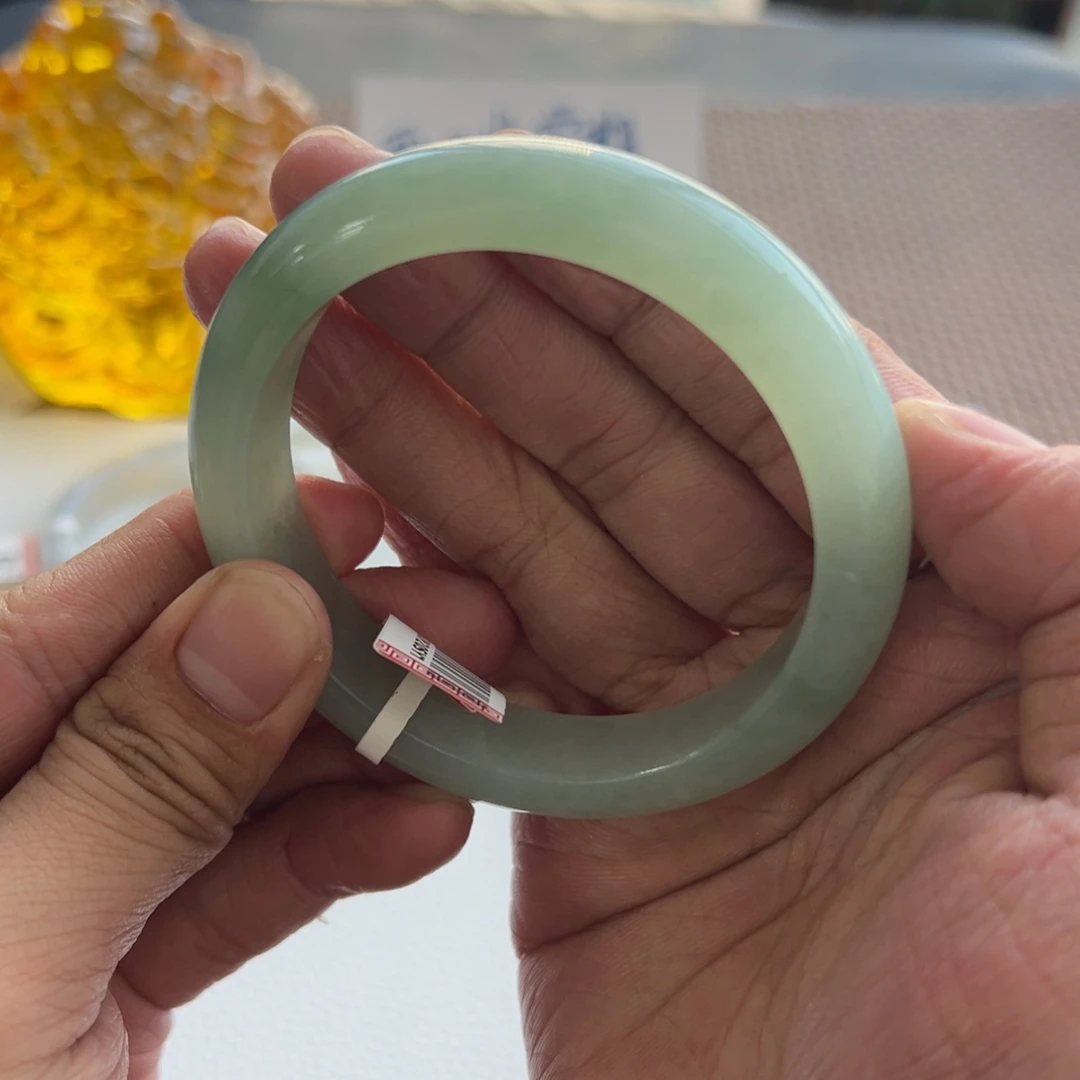 翡翠未镶嵌手镯20号 58