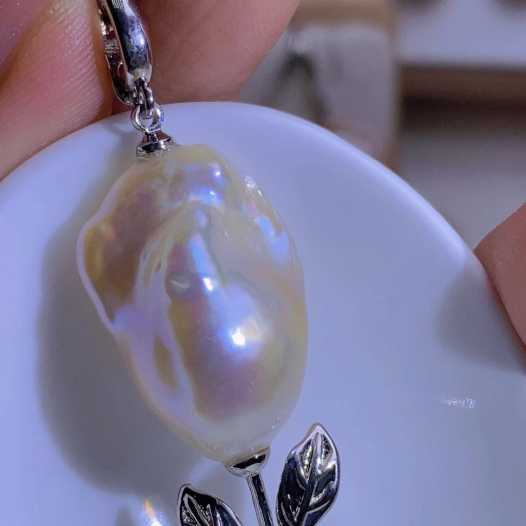 银S925镶嵌特价（不退不换）淡水珍珠