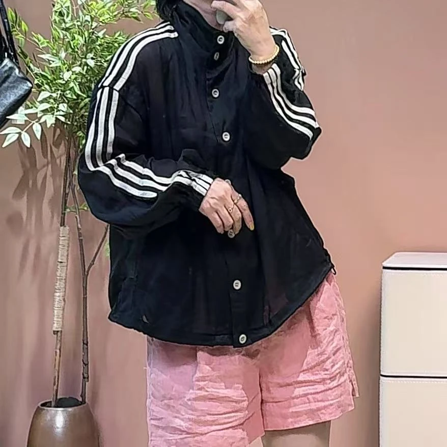 【衣布到味华华】夏季苎麻休闲时尚显瘦减龄麻外套683款