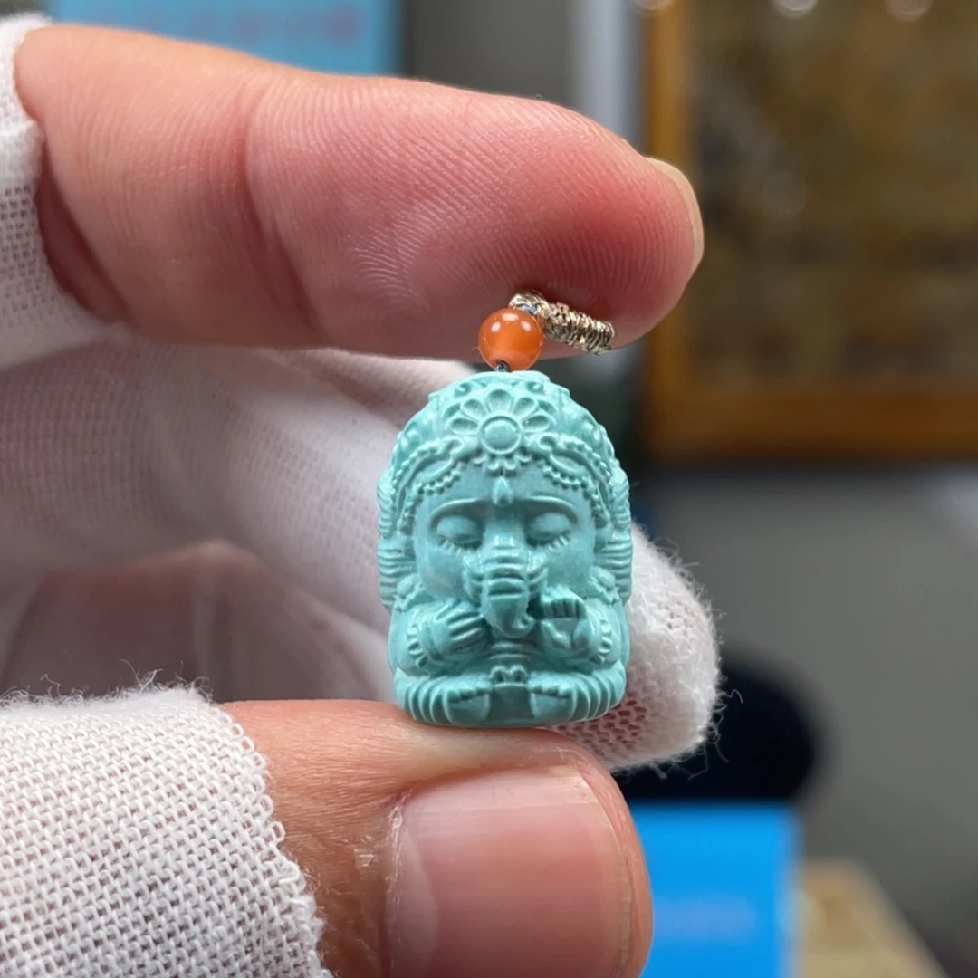 未镶嵌绿松石挂件