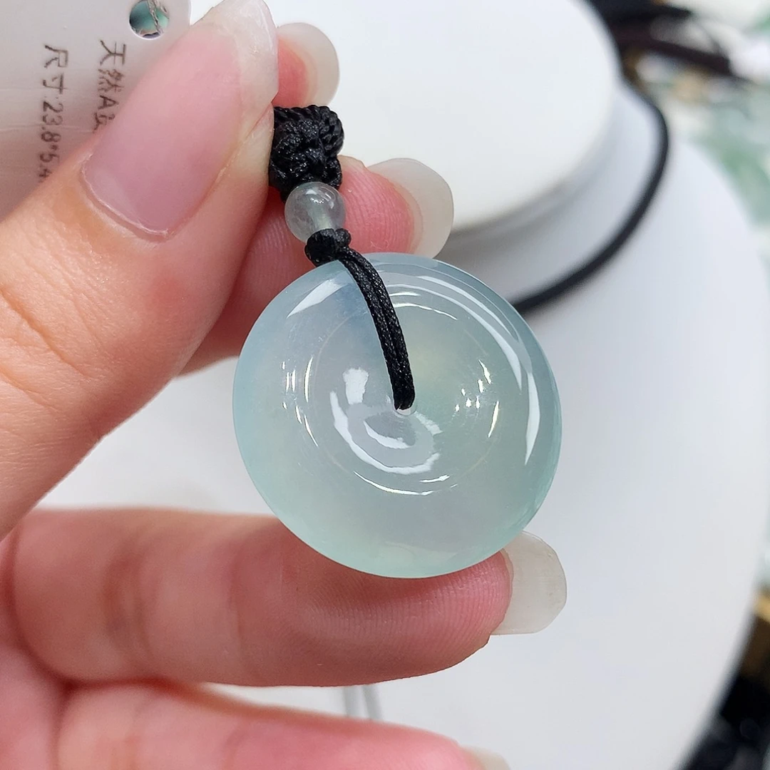 翡翠未镶嵌胸饰翡翠39，23.8/5.4