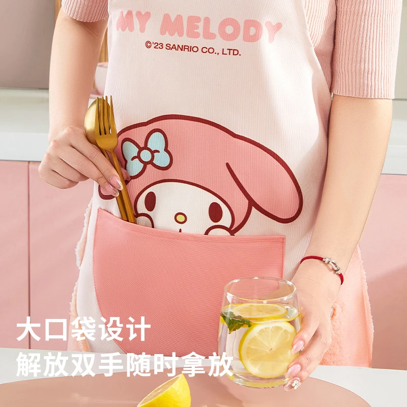 【直播专属福利】三丽鸥围裙耐脏免水洗大口袋围裙厨房防水防油防污