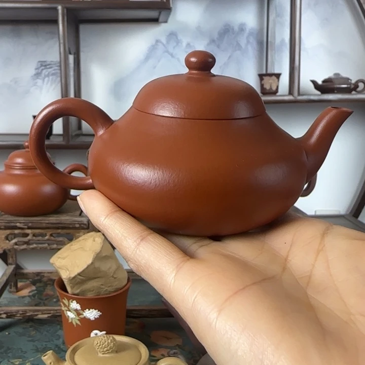 茶壶紫砂梨型壶145c