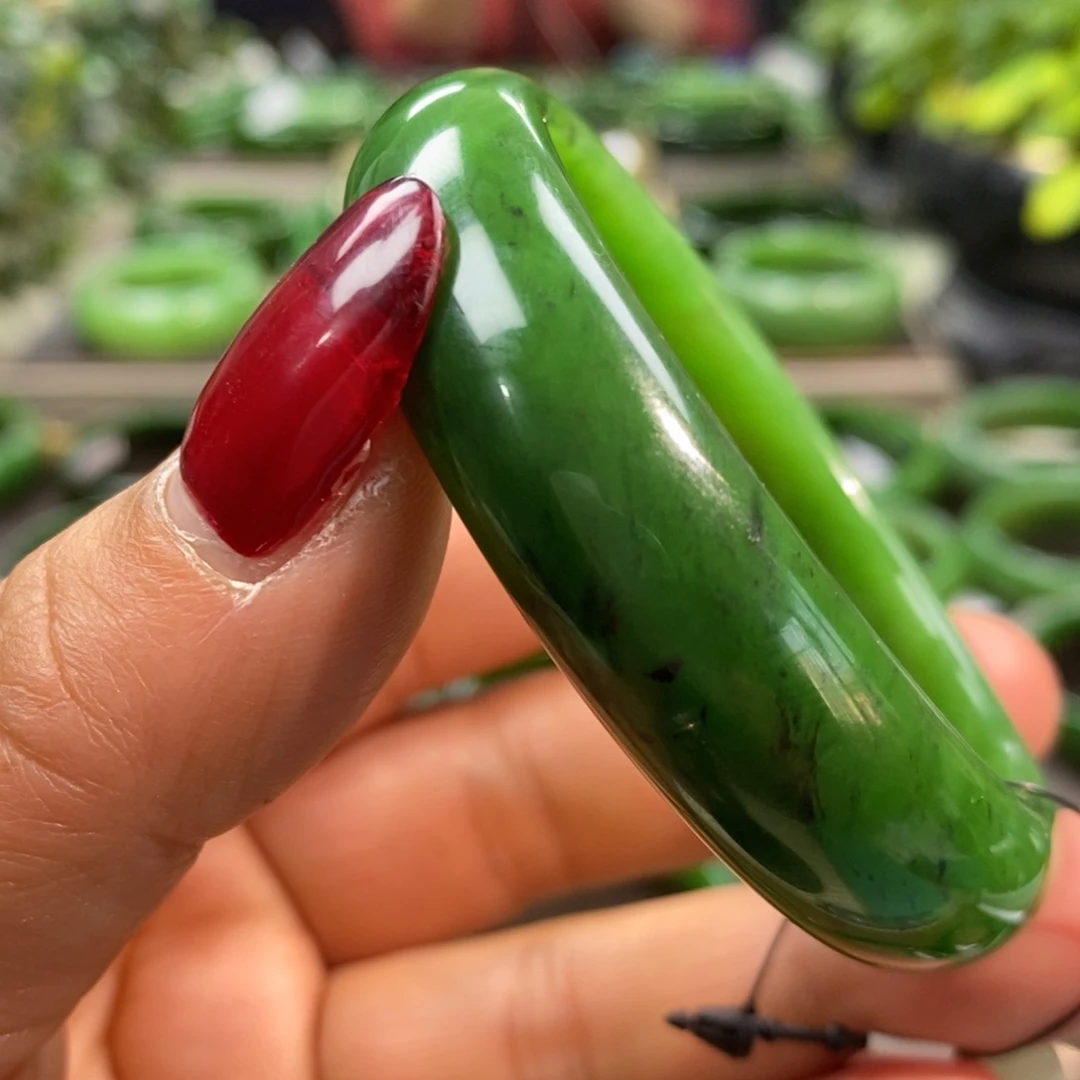 和田玉（碧玉）手镯未镶嵌二*