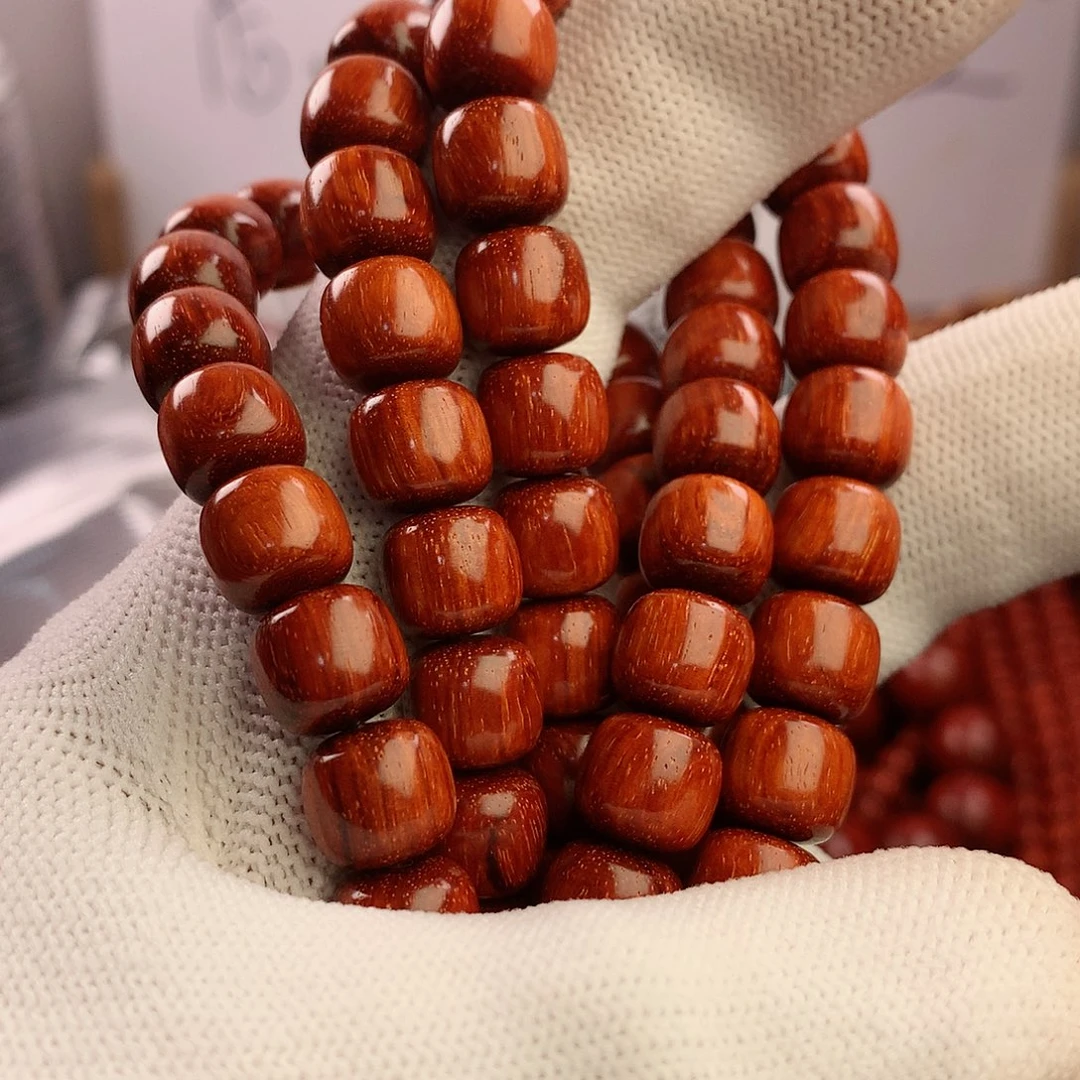 檀香紫檀（小叶紫檀）手串/手链910老型帝王泥单圈原汁原味