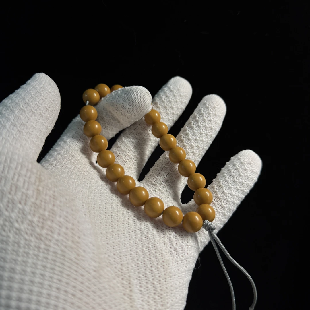 《菩念文玩》【正圆光珠】9.8mm高抛原皮原色全品猴头（可油炸）