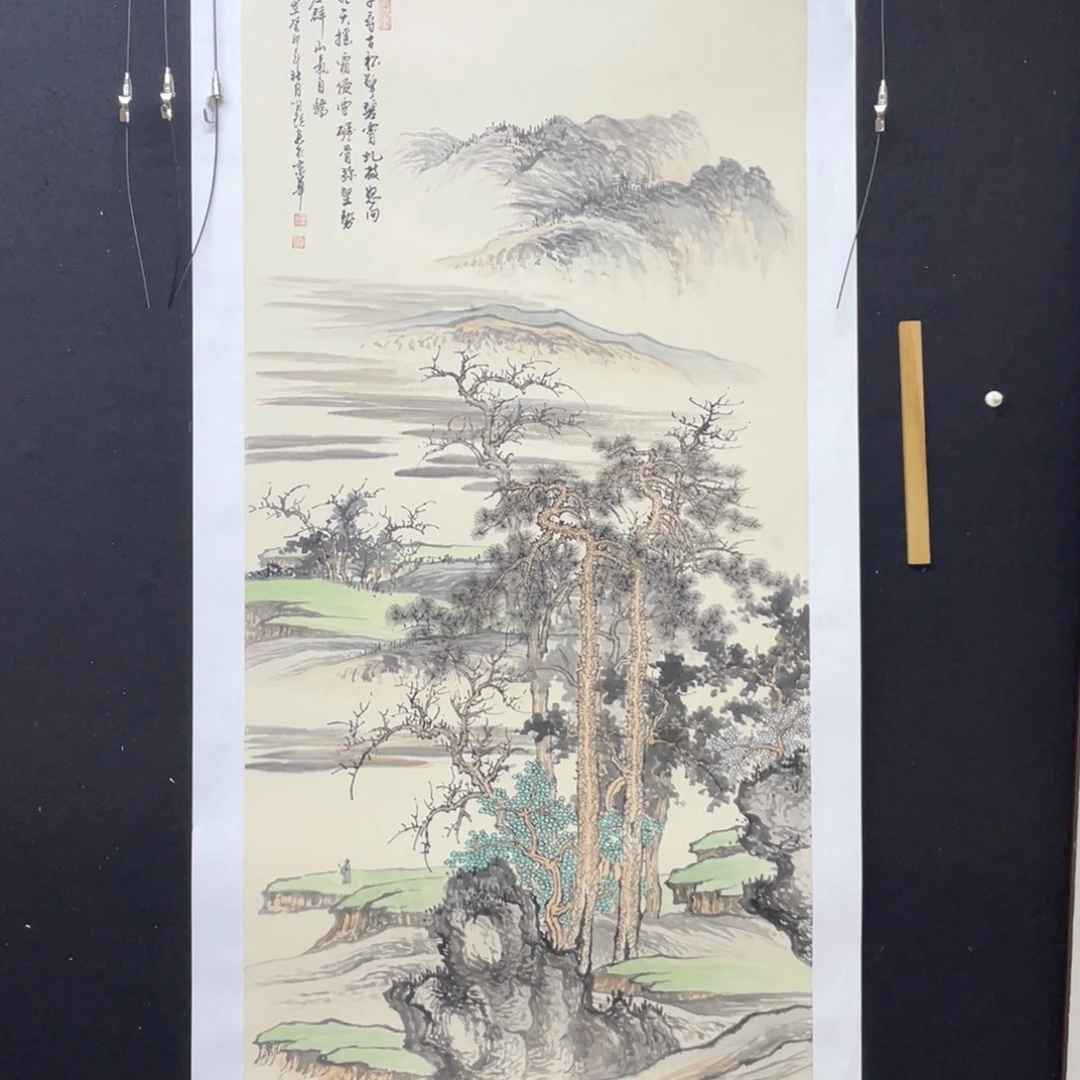 国画手绘国画，精品山水，画心
