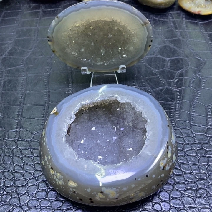 未镶嵌珠宝半成品水晶蓝晶盆