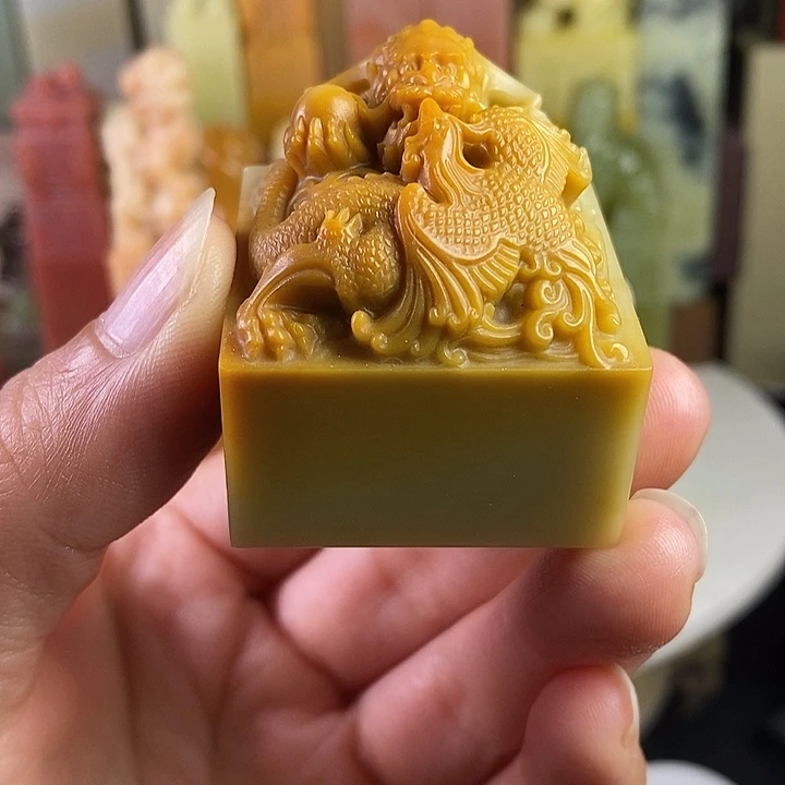 点***金青田石青田石印章